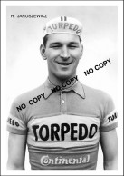 PHOTO CYCLISME REENFORCE GRAND QUALITÉ ( NO CARTE ), HANS JAROSZEWICZ TEAM TORPEDO 1961 - Cyclisme