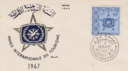 Enveloppe  FDC  1er  Jour   MAROC   Année  Internationale  Du  Tourisme    RABAT   1967 - Morocco (1956-...)