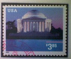 United States, Scott #3647A, Used(o), 2003, Jefferson Memorial, $3.85, Multicolored - Used Stamps