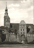 72152587 Tangermuende Rosspforte Mit St Stephans-Kirche Tangermuende - Tangermünde