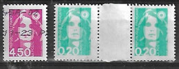 1990 Francia 3v. Entrecinta - Used Stamps