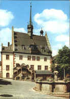 72152497 Poessneck Rathaus Brunnen Poessneck - Poessneck