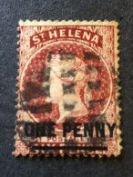 SAINT HELENA  SG 37  1d Red - Sint-Helena