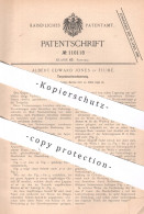 Original Patent - Albert Edward Jones , Fiume | Ungarn | 1898 | Torpedo Seitensteuerung | Torpedos , Schiff - Historische Documenten