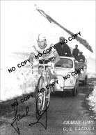PHOTO CYCLISME REENFORCE GRAND QUALITÉ ( NO CARTE ), CHARLY GAUL TEAM GAZZOLA 1961 - Cycling