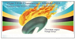 Russie 2004 Yvert N° 6818-6819 ** Jeux D'Athènes Emission 1er Jour Carnet Prestige Folder Booklet. - Neufs