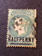 SAINT HELENA  SG 35  ½d Green FU - Isla Sta Helena