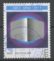 Allemagne Fédérale - Germany - Deutschland 2020 Y&T N°3317 - Michel N°3540 (o) - 110c Deux Tons De Gris - Adhésif - Usados