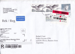 Sweden - 2020 - Letter - Sent From Stockholm To Argentina - Caja 30 - Covers & Documents