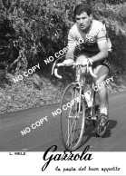 PHOTO CYCLISME REENFORCE GRAND QUALITÉ ( NO CARTE ), LUIGI MELE TEAM GAZZOLA 1961 - Cycling