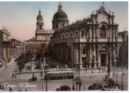 1952 CATANIA 10 DUOMO  FILOBUS - Catania