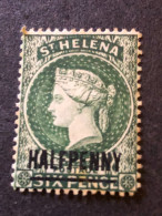 SAINT HELENA  SG 36  ½d Green MH* - Nigeria (...-1960)