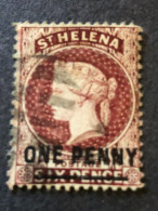 SAINT HELENA  SG 21  1d Lake - Nigeria (...-1960)