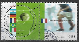 2002 Francia Deporte Futbol Francia Campeon Del 98 2v. - 2002 – Corea Del Sur / Japón