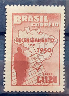 A 77 Brazil Stamp General Census Of Brazil Map Geography 1950 1 - Nuevos