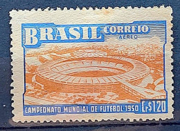 A 75 Brazil Stamp World Football Championship Maracana Stadium 1950 3 - Unused Stamps