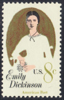 !a! USA Sc# 1436 MNH SINGLE (a3) - Emily Dickinson - Unused Stamps