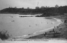 SAINT-QUAY-PORTRIEUX - Les Falaises Et Le Sémaphore - Animé - Saint-Quay-Portrieux