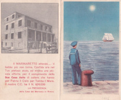 Calendarietto - La Presidenza Della Casa Del Marinaio In Rimini - Anno 1956 - Small : 1941-60