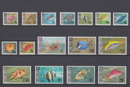 Tanzania 1967 Fish Stamp Set 16v,OG,Scott# 19-34,VF, 5c-70c MLH,1sh-20sh MNH - Tanzanie (1964-...)