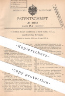 Original Patent - Electric Boat Company , New York , USA , 1905 , Ausstoßvorrichtung Für Torpedos | Torpedo | Schiff !! - Documents Historiques