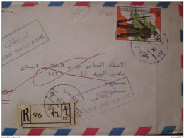 STAMPS LIBANO COVERS RACCOMANDATE LIBAN LEBANON NON RECLAME RARE - Lebanon