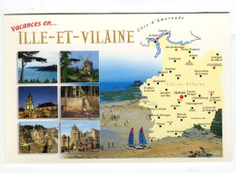 Vacances En Ille Et Vilaine - Cartes Multivues - Rennes