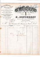 16-R.Boucheret.....Impression Mécanique à Froid & à Feu Pour Marquage & Numérotage.....Cognac..(Charente)...1898 - Andere & Zonder Classificatie