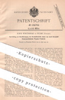 Original Patent - John Whitehead , Fiume , Ungarn , 1901 , Torpedo - Treibrohr | Druckluft | Torpedos , Schiff , Schiffe - Historical Documents