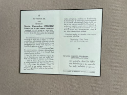 JANSSENS Regina Clementina °ONZE-LIEVE-VROUW-WAVER 1900 +KEERBERGEN 1962 - CEULEMANS - GOOSSENS - WITTOCX - Todesanzeige