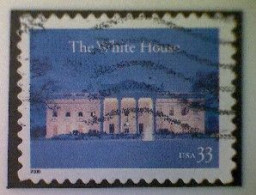 United States, Scott #3445, Used(o), 2003, The White House, 33¢, Multicolored - Used Stamps
