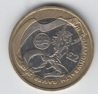 Great Britain UK £2 Two Pound Coin (CWG - England) - Circulated - 2 Pond