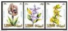 Stamps Lebanon Libanon 1984 Flowers MNH - Líbano