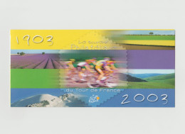 France 2003 Souvenir Philatélique 100ème Edition Du Tour De France 1903 2003 - Souvenir Blocks & Sheetlets