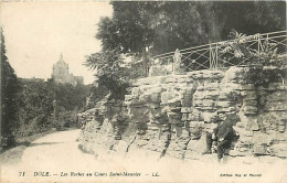 39 - Dole - Les Roches Au Cours Saint Maurice - Animée - Correspondance - CPA - Voir Scans Recto-Verso - Dole