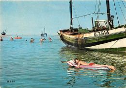 80 - Le Crotoy - Bateaux De Pêche Sur La Plage - Scènes De Plage - Flamme Postale De Le Crotoy - CPM - Voir Scans Recto- - Le Crotoy