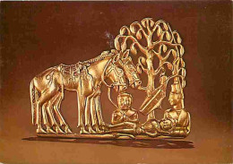 Art - Antiquité - Le Repos Du Guerrier - : Plaque De Ceinture En Or - Collection Sil Sibérienne De Pierre-le-Grand - Exp - Antike