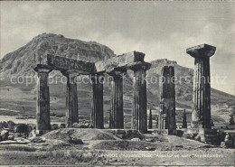 72148480 Korinth Corinthe Tempel Apollo Acrokorinth Korinth Corinthe - Griechenland