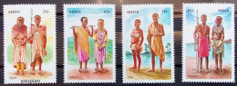 Kenya 2007, Traditional Costumes Of East African Peoples, MNH Stamps Set - Kenia (1963-...)