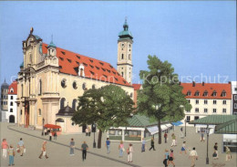 72148421 Muenchen Katholische Stadtpfarrkirche Viktualienmarkt Jubilaeumskarte   - Muenchen