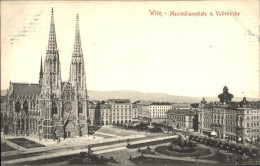 72147600 Wien Maximiliansplatz Und Votivkirche  - Autres & Non Classés