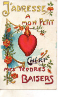 HUMOUR 1900 : Tendres Baisers à Mon Petit Coeur Chéri - Humor