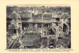 Cambodge - Ruines D'Angkor - ANGKOR VAT - Porche Central Des Galeries Ouest - Ed. Nadal  - Cambodia