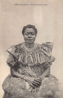 Côte D'Ivoire - Femme Appollonienne - Ed. Cie Française De Kong  - Elfenbeinküste