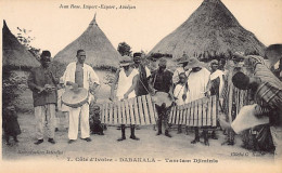 Côte D'Ivoire - DABAKALA - Tam-tam Djiminis - Cliché G. Kanté - Ed. Jean Rose 7 - Côte-d'Ivoire