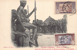 Côte D'Ivoire - Guerriers Gouros Cernant La Mission Eysséric, à Élengué - Ed. J. Eysséric  - Ivoorkust