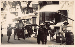 China - HONG KONG - Sedan Chairs - SEE POSTMARK - Real Photo - Publ. Unknown  - China (Hong Kong)