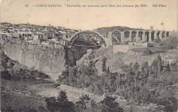 Algérie - CONSTANTINE - Ensemble Du Nouveau Pont (état Des Travaux Fin 1910) - Ed. ND Phot. 82 - Constantine
