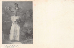 Bahamas - NASSAU - Woman On The Way To The Market - Publ. George M. Cole  - Bahamas