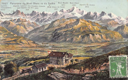 Salève (74) Panorama Du Mont Blanc Vu Du Salève - Ed. Phototypie Co  - Autres & Non Classés